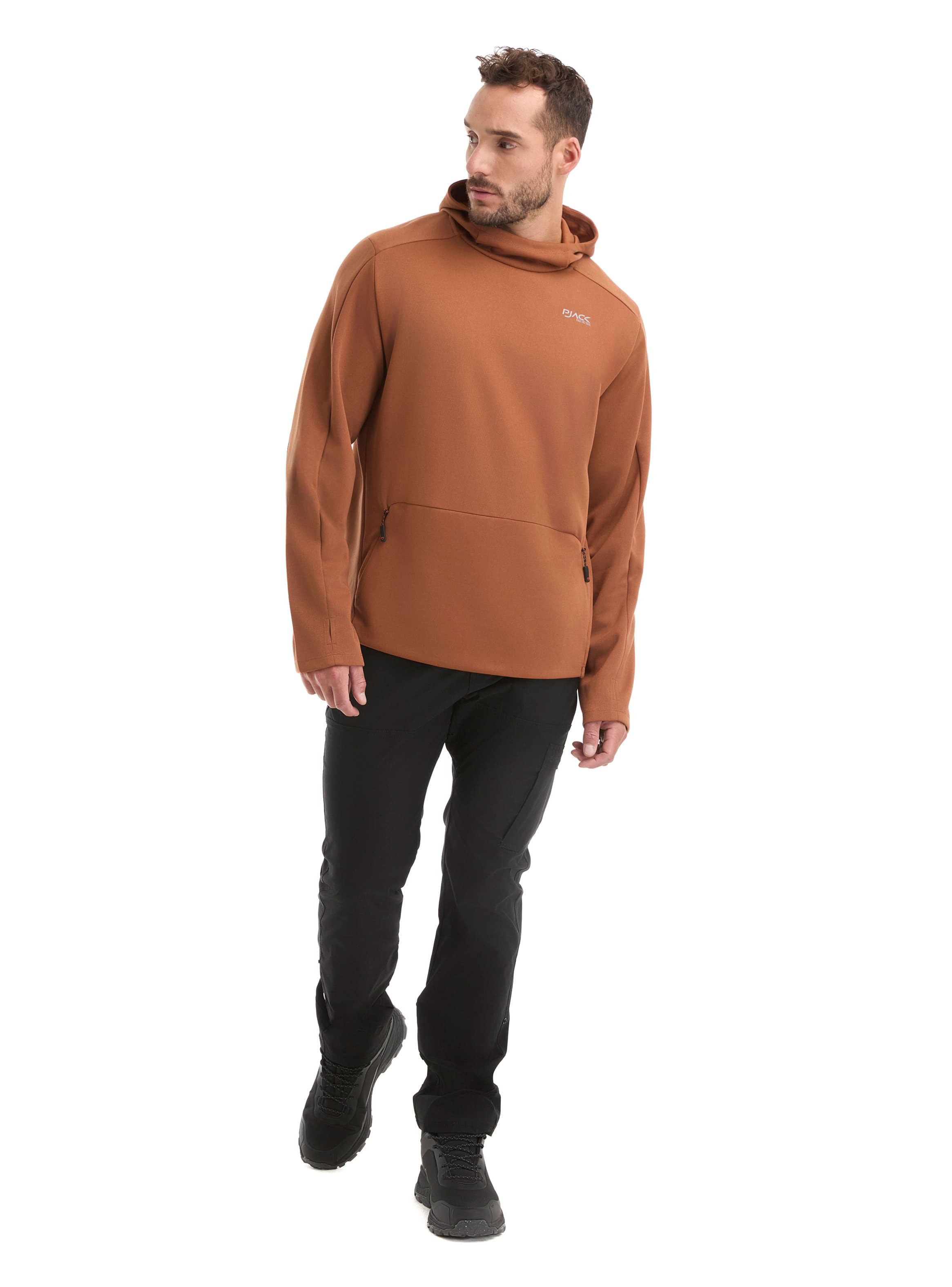 POLERON HOMBRE DEPORTIVO HOODIE PANAMA JACK - L981 | NARANJA - 7