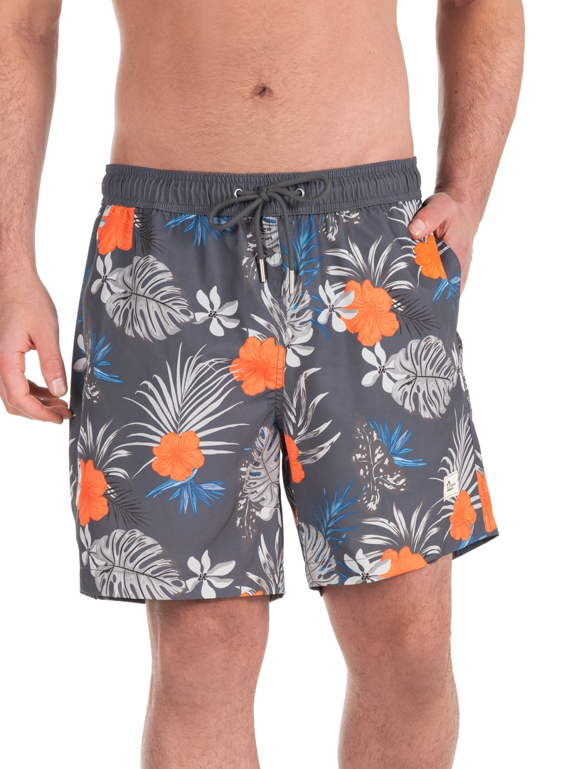 TRAJE DE BAÑO HOMBRE FUL PRINT PANAMA JACK - PJH015M | GRIS - 2