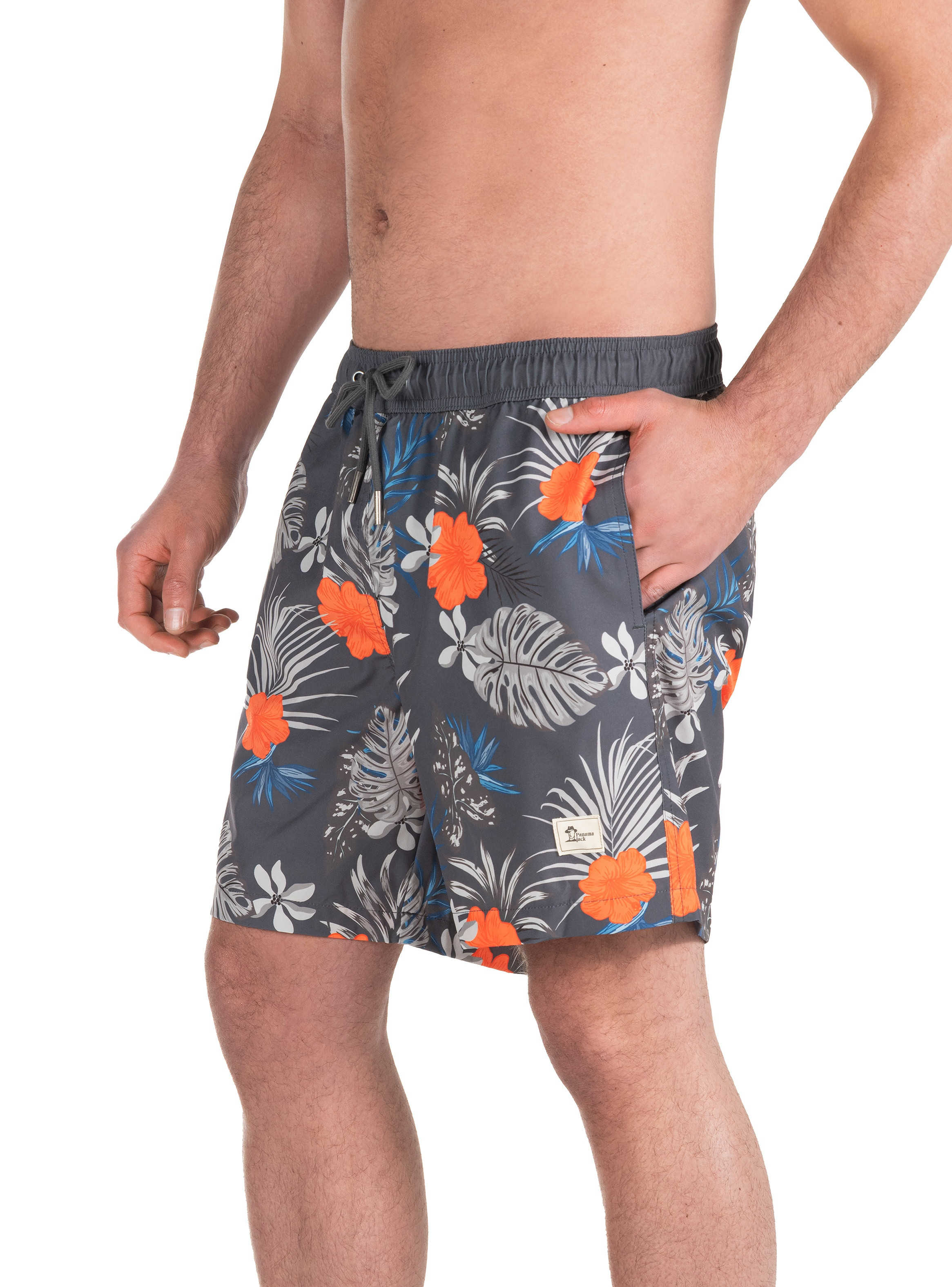 TRAJE DE BAÑO HOMBRE FUL PRINT PANAMA JACK - PJH015M | GRIS - 5