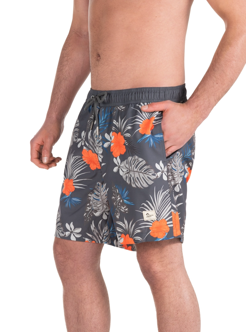 TRAJE DE BAÑO HOMBRE FUL PRINT PANAMA JACK - PJH015M | GRIS - 5