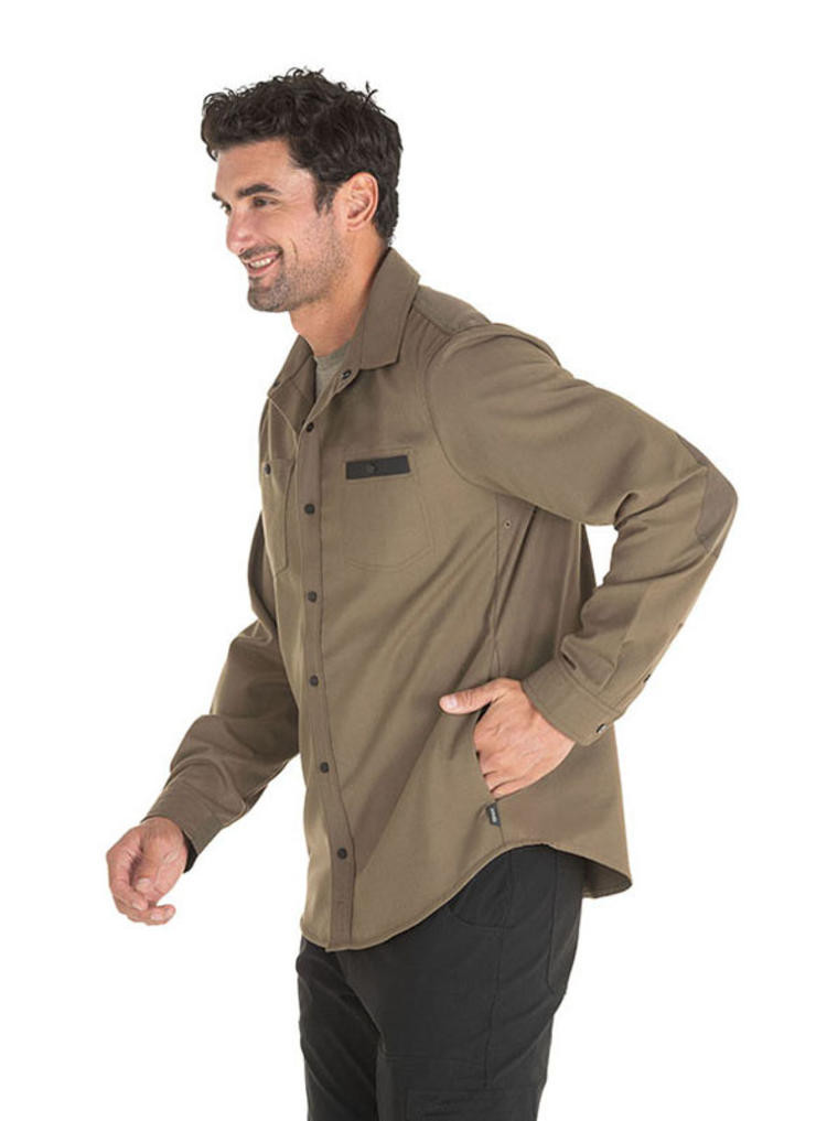 SOBRECAMISA OUTDOOR HOMBRE PJACK - J930 | MARRON - 4