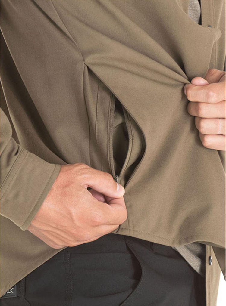 SOBRECAMISA OUTDOOR HOMBRE PJACK - J930 | MARRON - 5