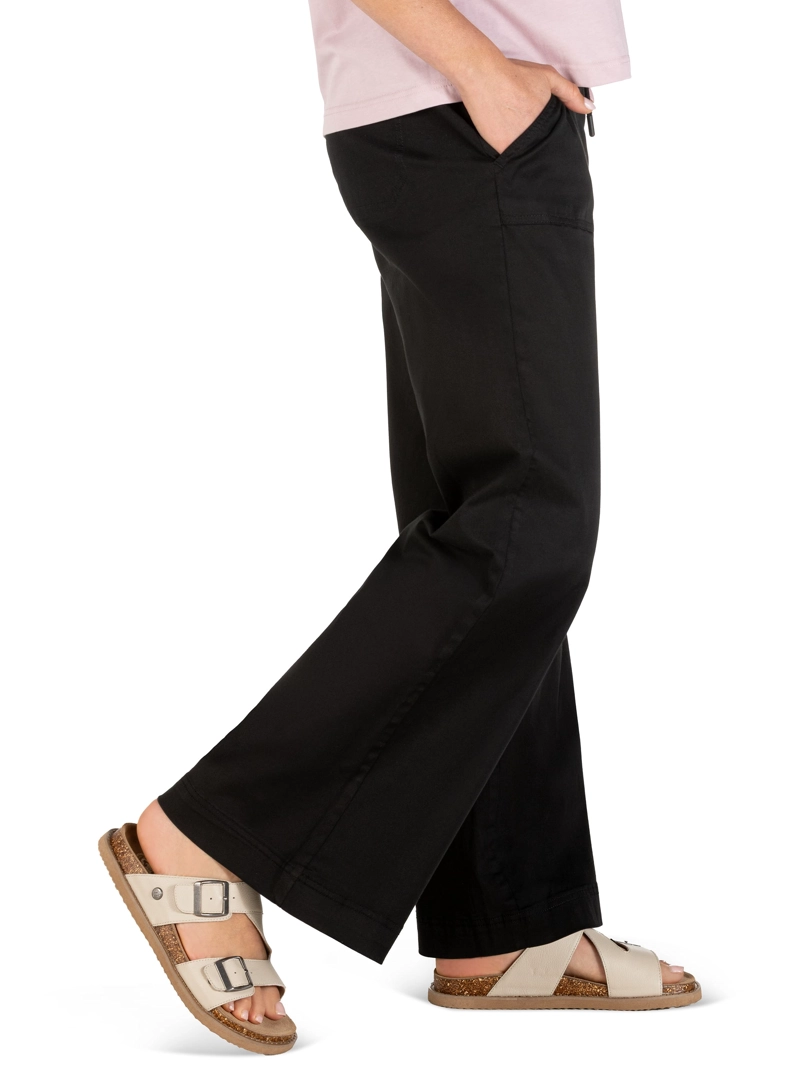PANTALON MUJER PALAZZO PANAMA JACK - PJM006M | NEGRO - 3