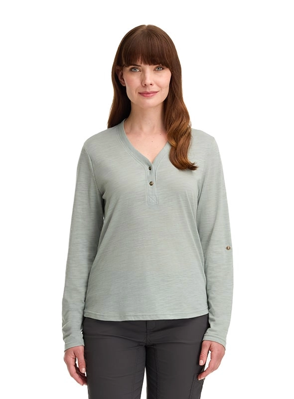 POLERA MANGA LARGA AJUSTABLE MUJER PANAMA JACK - K843 | VERDE - 2