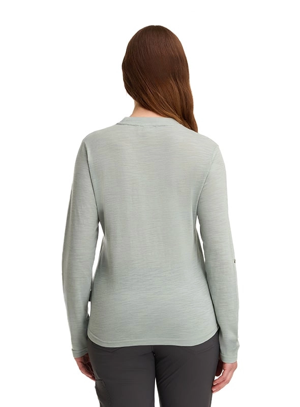 POLERA MANGA LARGA AJUSTABLE MUJER PANAMA JACK - K843 | VERDE - 3