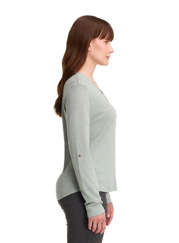 POLERA MANGA LARGA AJUSTABLE MUJER PANAMA JACK - K843 | VERDE - 5