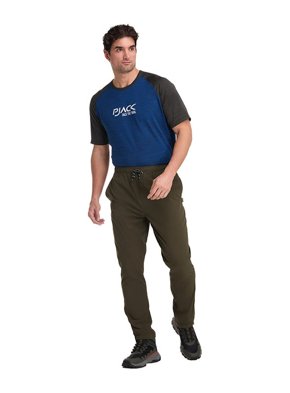 PANTALON OUTDOOR Y CASUAL HOMBRE PJACK - K853 | VERDE - 6