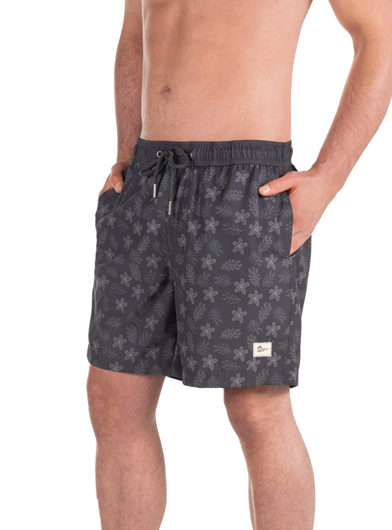 TRAJE DE BAÑO HOMBRE FUL PRINT PANAMA JACK - PJH015M | NEGRO - 5
