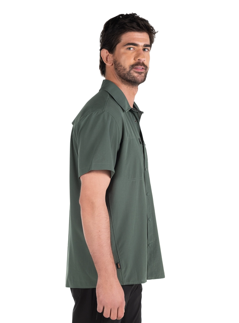 CAMISA HOMBRE OUTDOOR MANGA CORTA PJACK - PAH003M | VERDE - 4