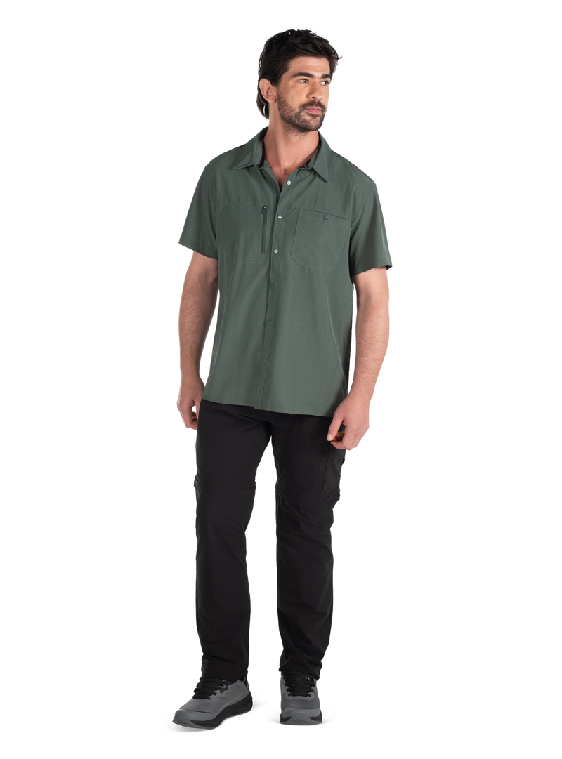 CAMISA HOMBRE OUTDOOR MANGA CORTA PJACK - PAH003M | VERDE - 8