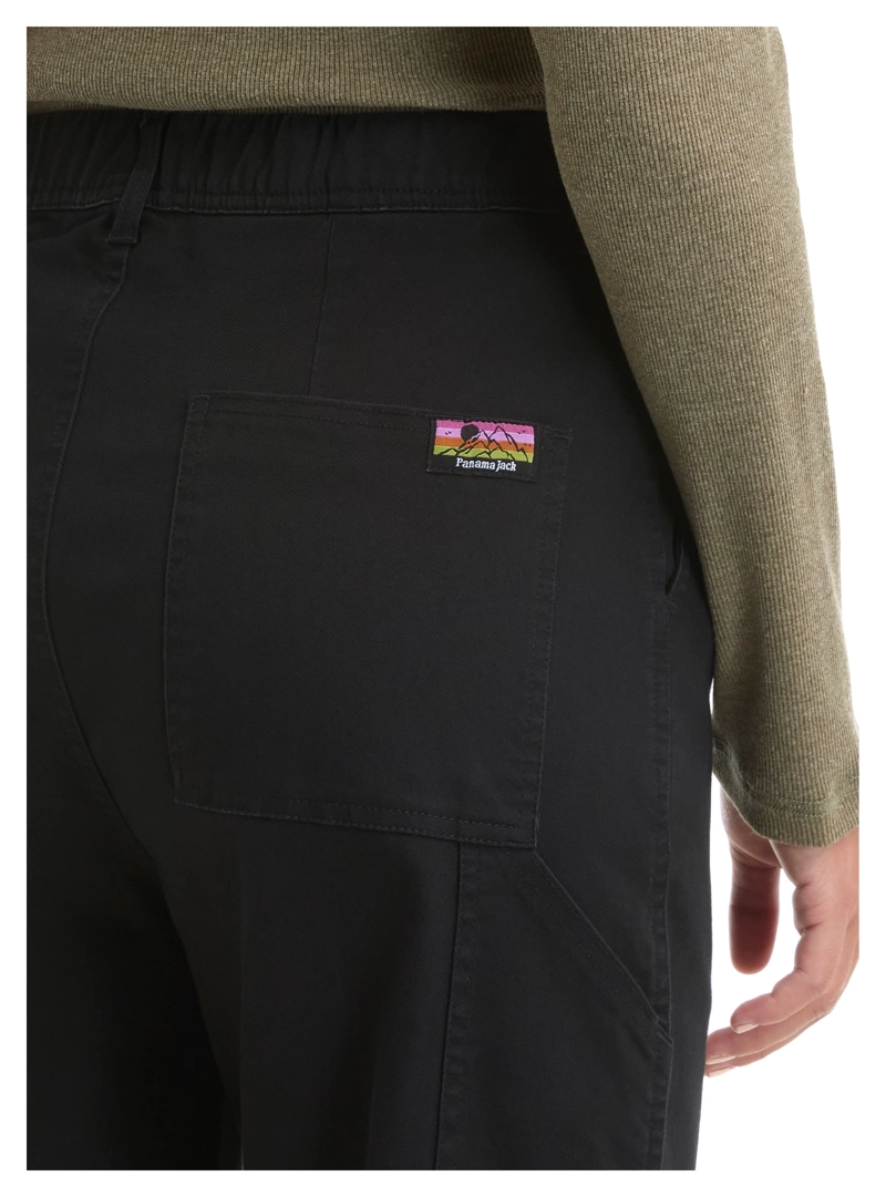 PANTALON MUJER CARGO CANVAS CASUAL PANAMA JACK - L993 | NEGRO - 6