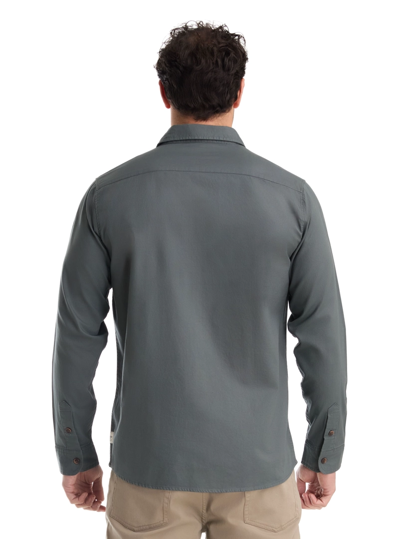 CAMISA CASUAL HOMBRE MANGA LARGA PANAMA JACK - K867 | GRIS - 2