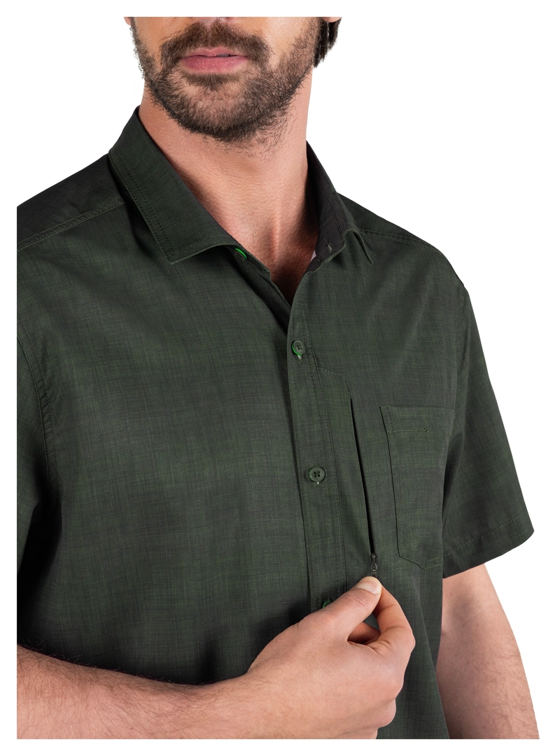 CAMISA OUTDOOR HOMBRE PJACK - PAH002M | VERDE - 5