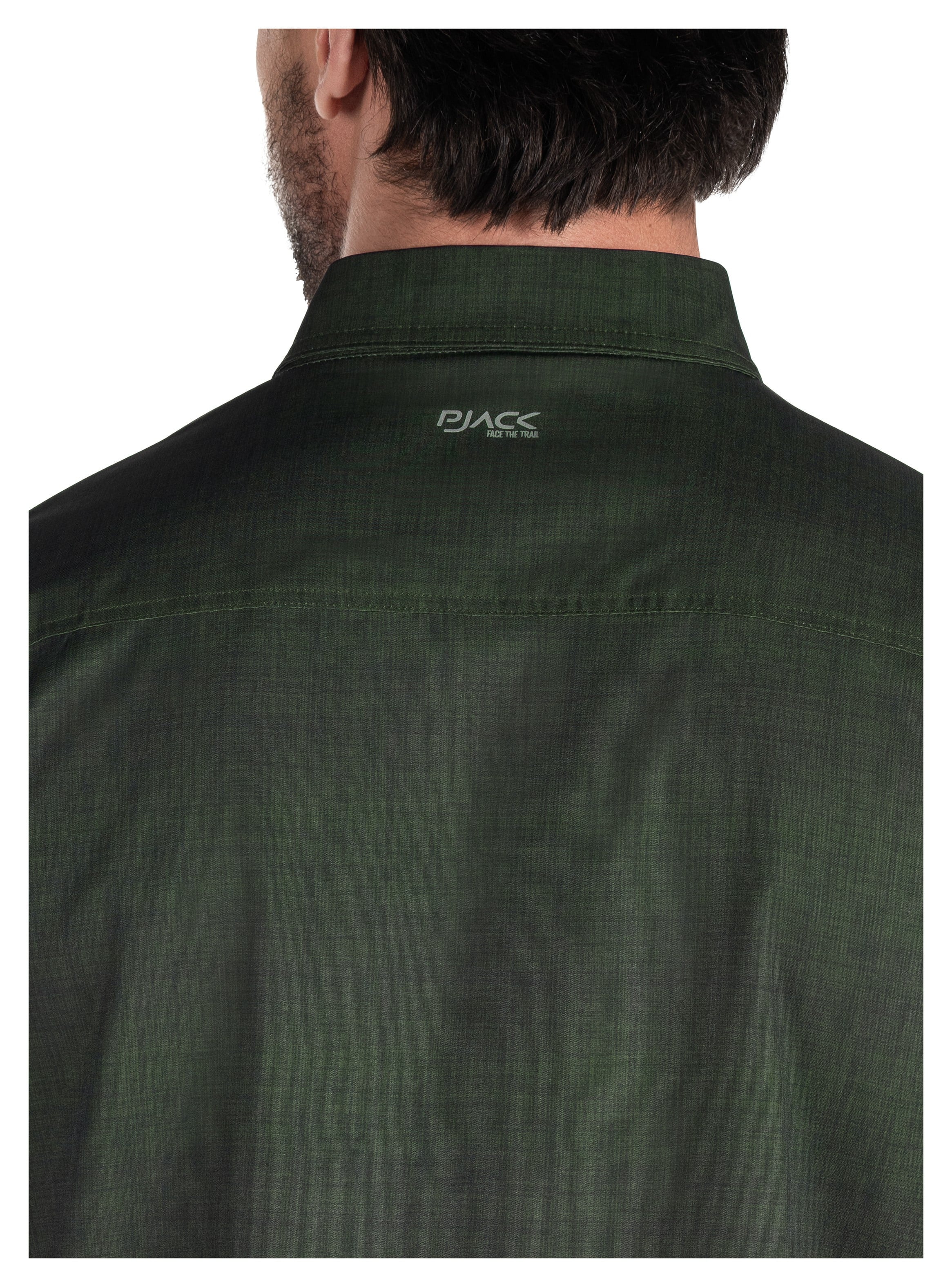 CAMISA OUTDOOR HOMBRE PJACK - PAH002M | VERDE - 6