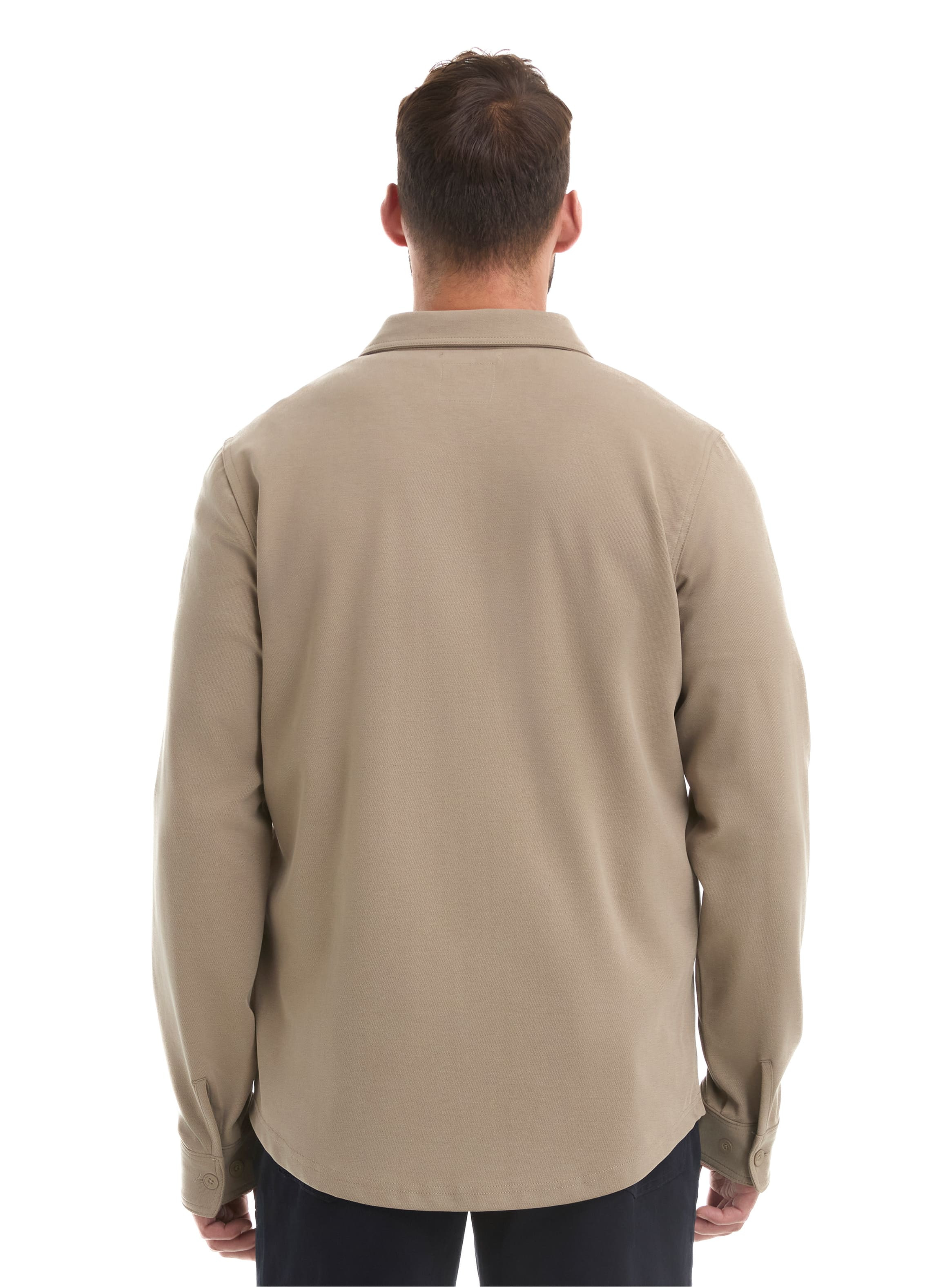 CAMISA HOMBRE MANGA LARGA TEXTURA CASUAL PANAMA JACK - L962 | BEIGE - 2