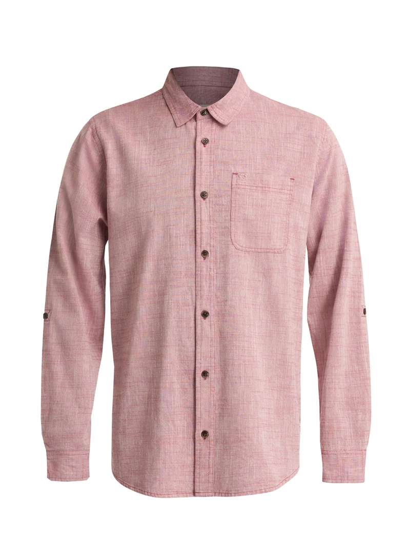 CAMISA HOMBRE TIPO LINO PANAMA JACK - K866 | ROJO - 8