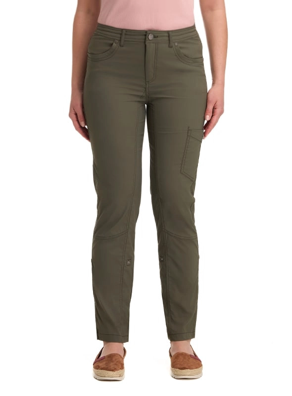 PANTALON MUJER AJUSTABLE CASUAL PANAMA JACK - K849 | VERDE - 2