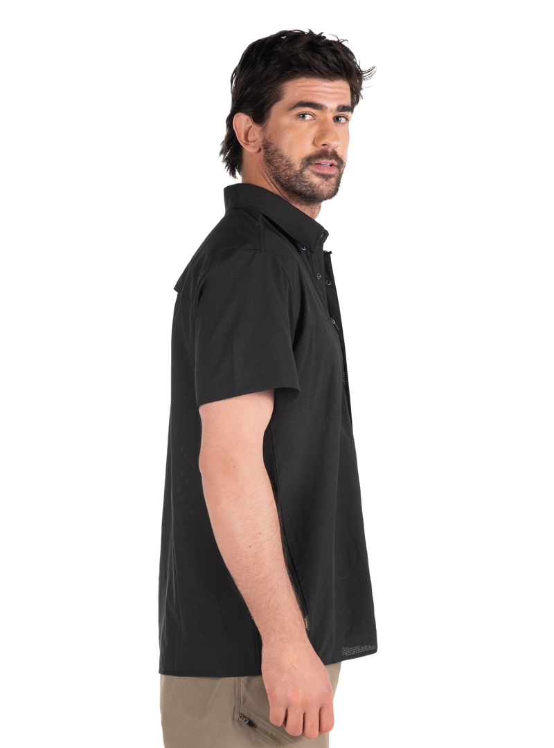 CAMISA HOMBRE OUTDOOR MANGA CORTA PJACK - PAH003M | NEGRO - 4