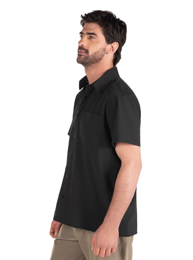 CAMISA HOMBRE OUTDOOR MANGA CORTA PJACK - PAH003M | NEGRO - 5