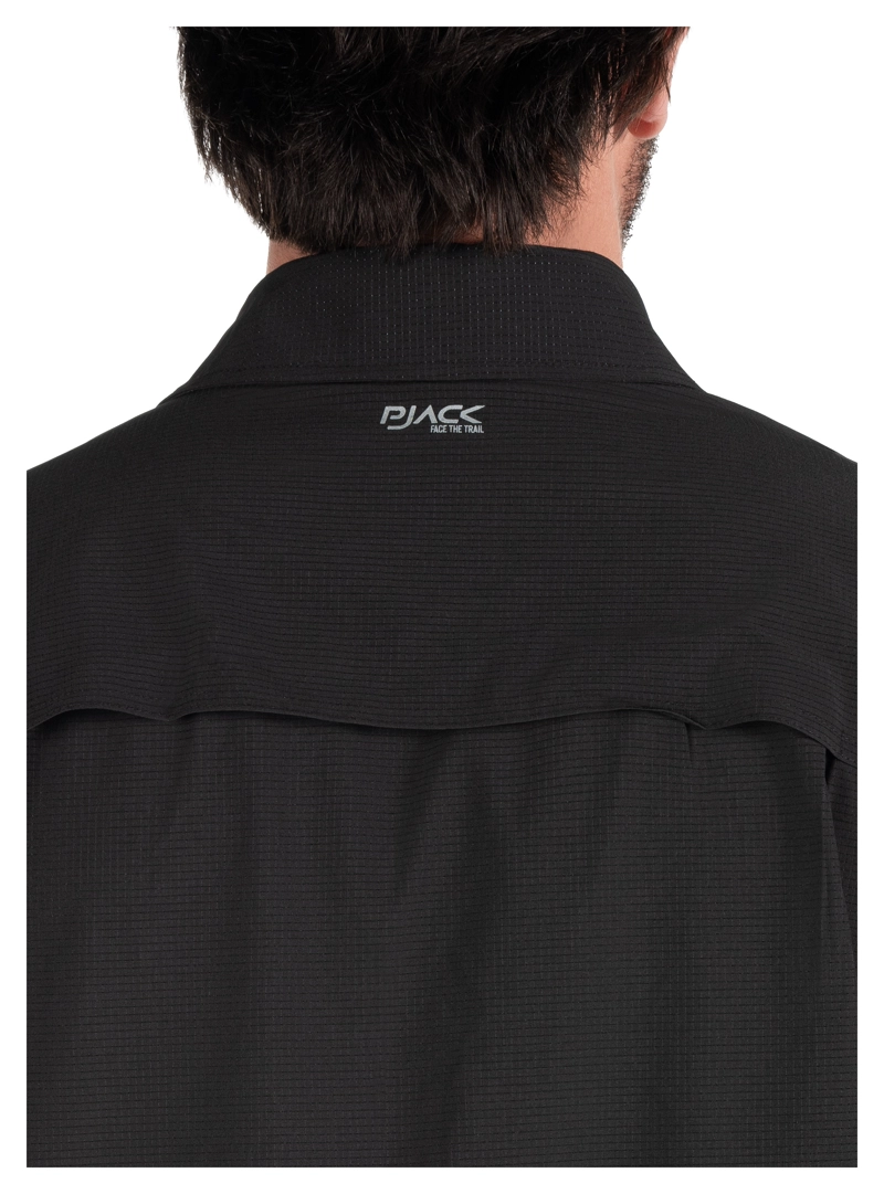 CAMISA HOMBRE OUTDOOR MANGA CORTA PJACK - PAH003M | NEGRO - 7