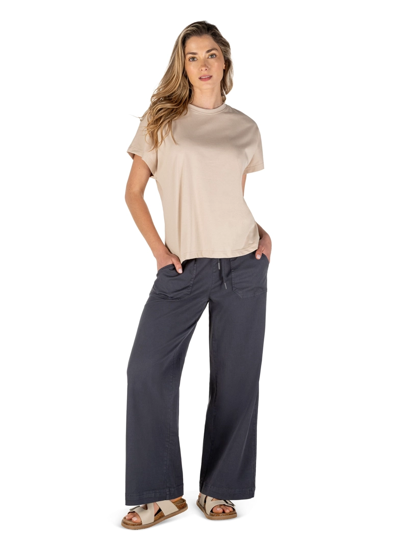 PANTALON MUJER PALAZZO PANAMA JACK - PJM006M | AZUL - 8