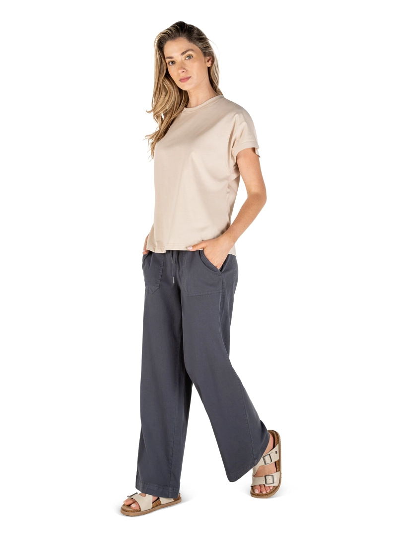 PANTALON MUJER PALAZZO PANAMA JACK - PJM006M | AZUL - 9