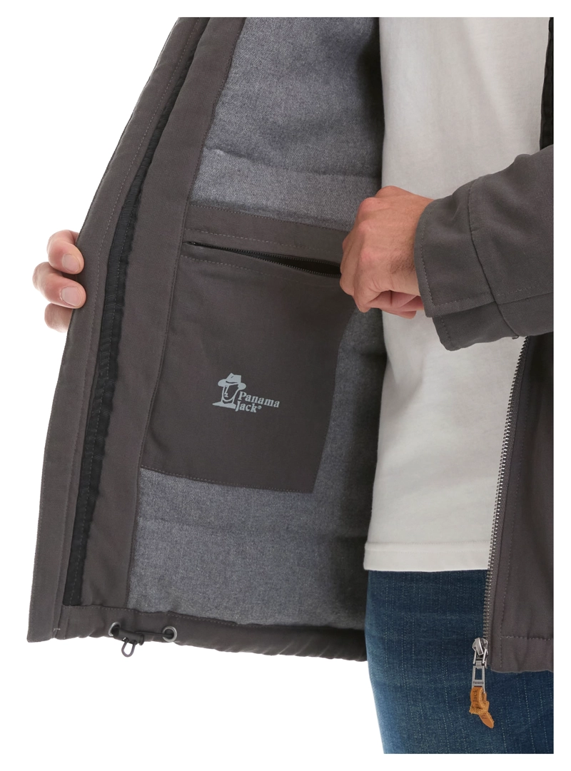 CHAQUETA HOMBRE CANVAS GORRO PANAMA JACK - L969 | GRIS - 8
