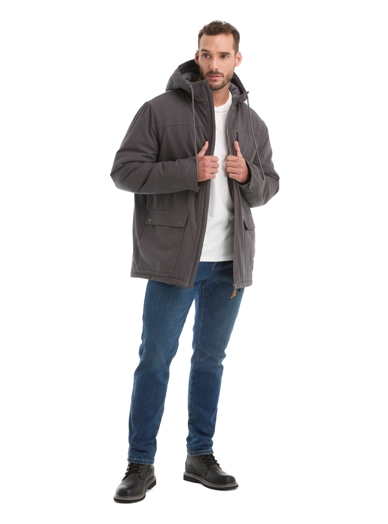 CHAQUETA HOMBRE CANVAS GORRO PANAMA JACK - L969 | GRIS - 9