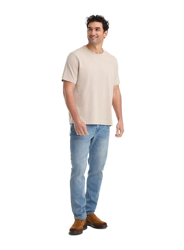 POLERA HOMBRE MANGA CORTA ALGODON PANAMA JACK - G944 | BEIGE - 6