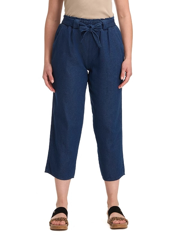 PANTALON MUJER PALAZZO TIPO JEANS CASUAL PANAMA JACK - K848 | AZUL - 4
