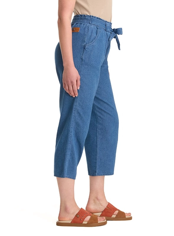 PANTALON MUJER PALAZZO TIPO JEANS CASUAL PANAMA JACK - K848 | AZUL - 9