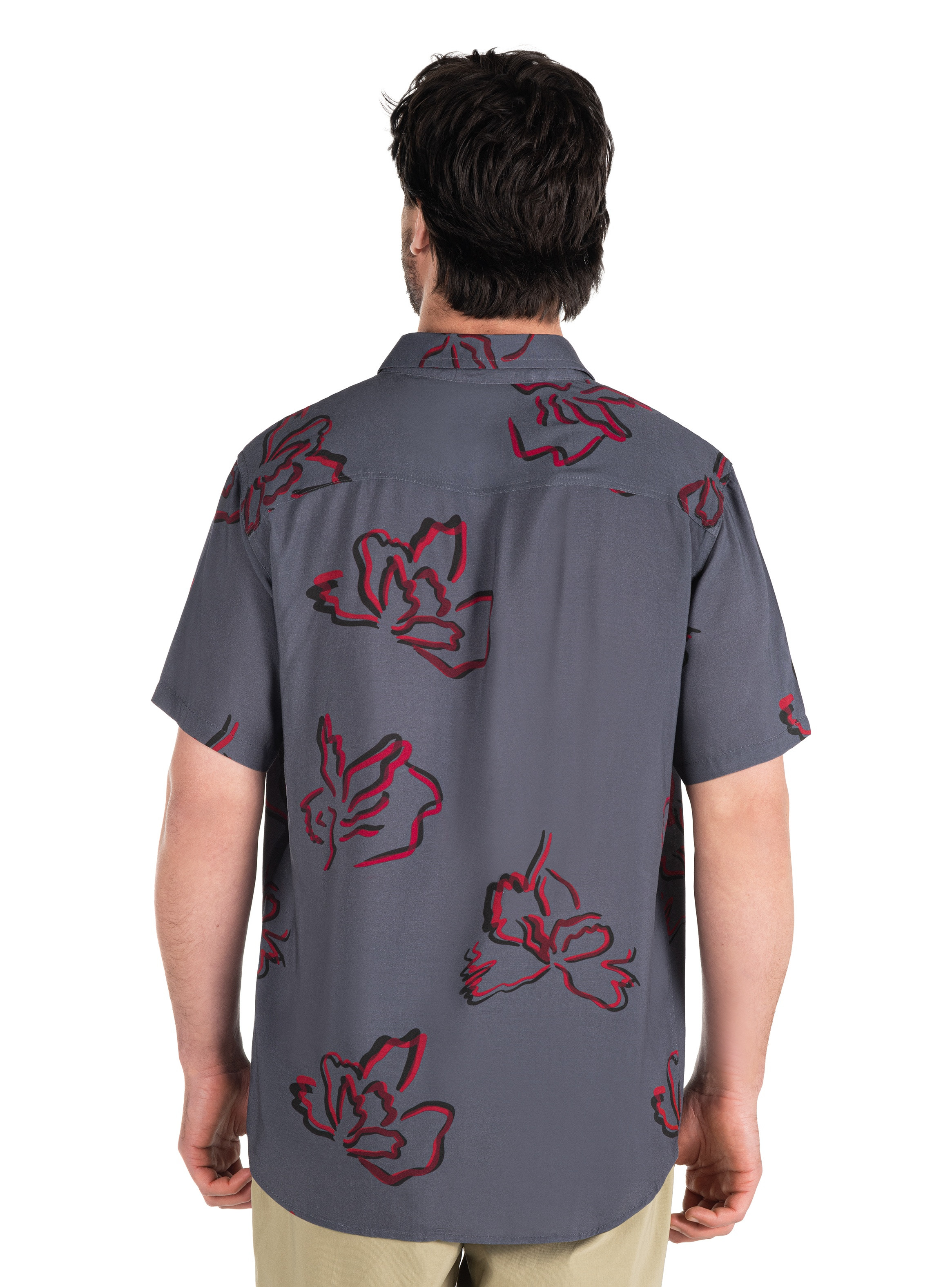GUAYABERA CASUAL HOMBRE PANAMA JACK - PJH003M | GRIS - 2