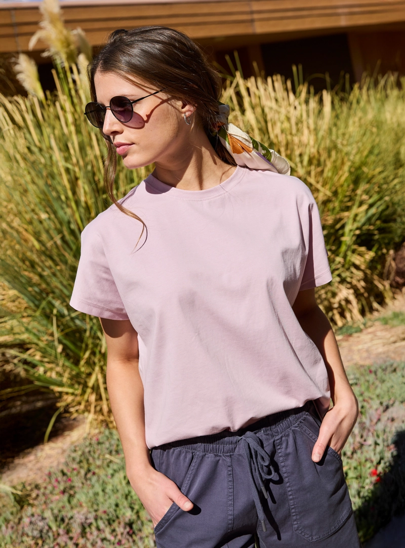 POLERA MUJER MANGA OVERSIZE PANAMA JACK - PJM002M | ROSA - 1