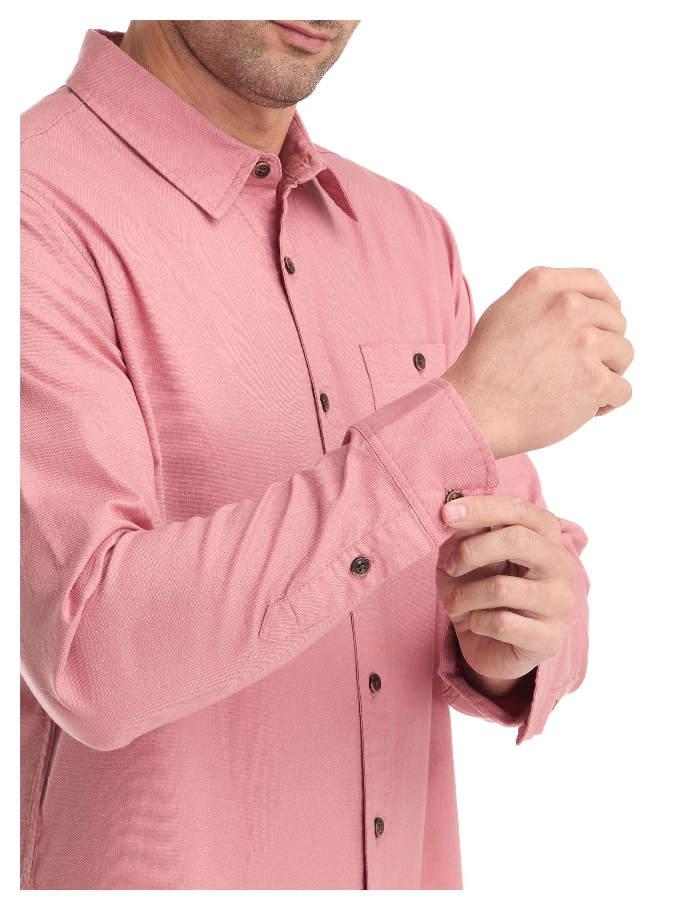 CAMISA CASUAL HOMBRE PANAMA JACK - K867 | ROSA - 3