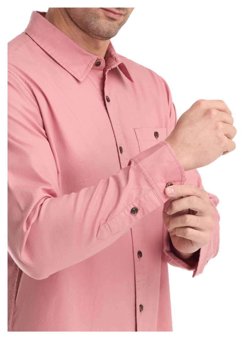 CAMISA CASUAL HOMBRE MANGA LARGA PANAMA JACK - K867 | ROSA - 4