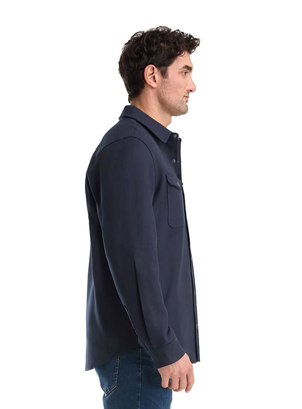 SOBRECAMISA CASUAL HOMBRE PANAMA JACK - K871 | AZUL - 3