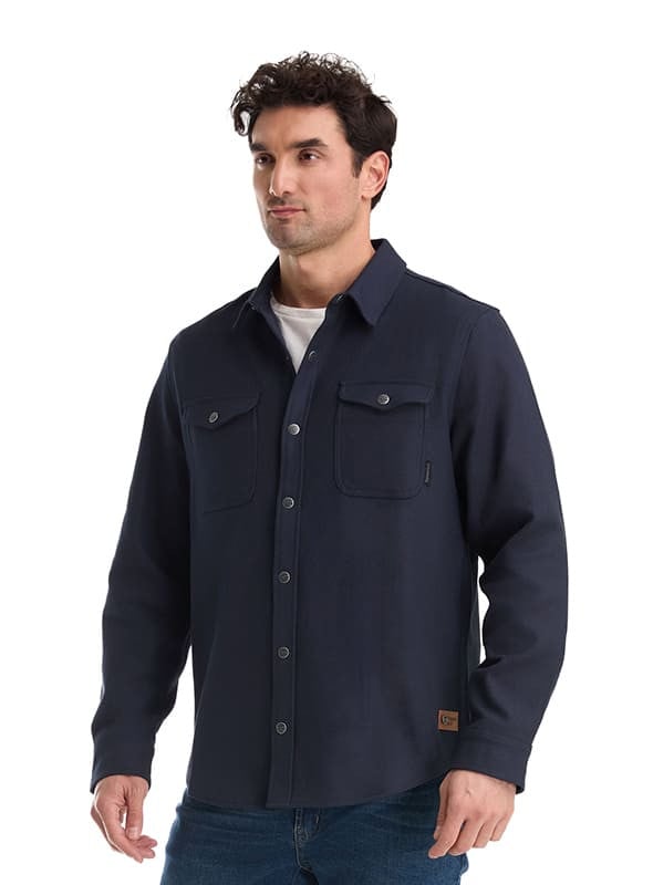 SOBRECAMISA CASUAL HOMBRE PANAMA JACK - K871 | AZUL - 4