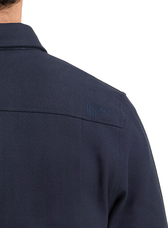 SOBRECAMISA CASUAL HOMBRE PANAMA JACK - K871 | AZUL - 6