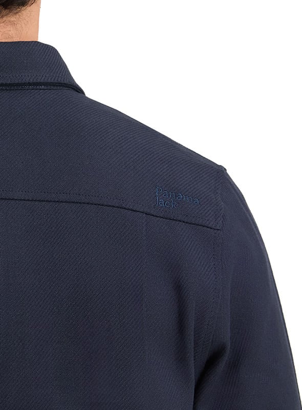 SOBRECAMISA CASUAL HOMBRE PANAMA JACK - K871 | AZUL - 6