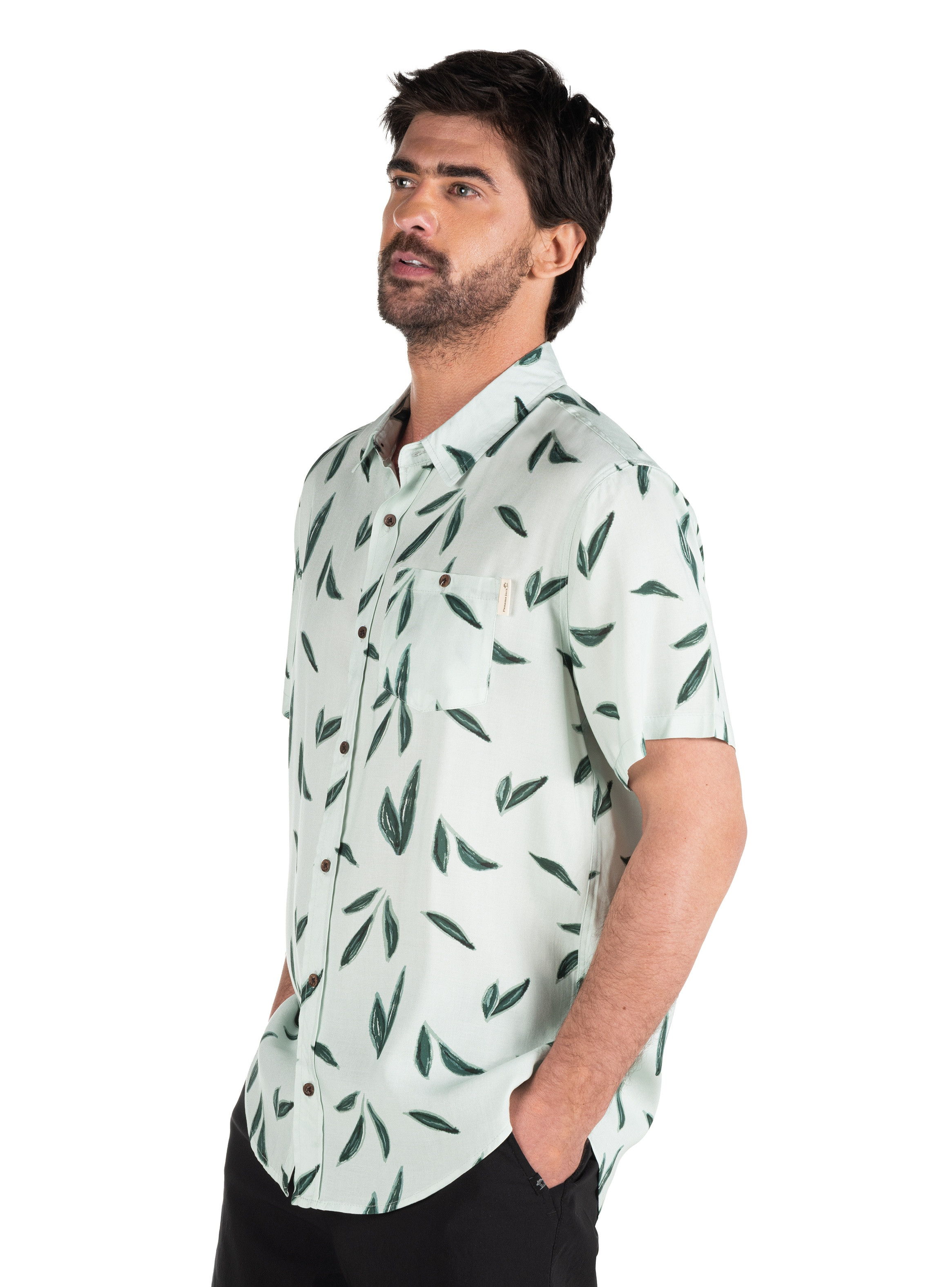 GUAYABERA CASUAL HOMBRE PANAMA JACK - PJH003M | VERDE - 4