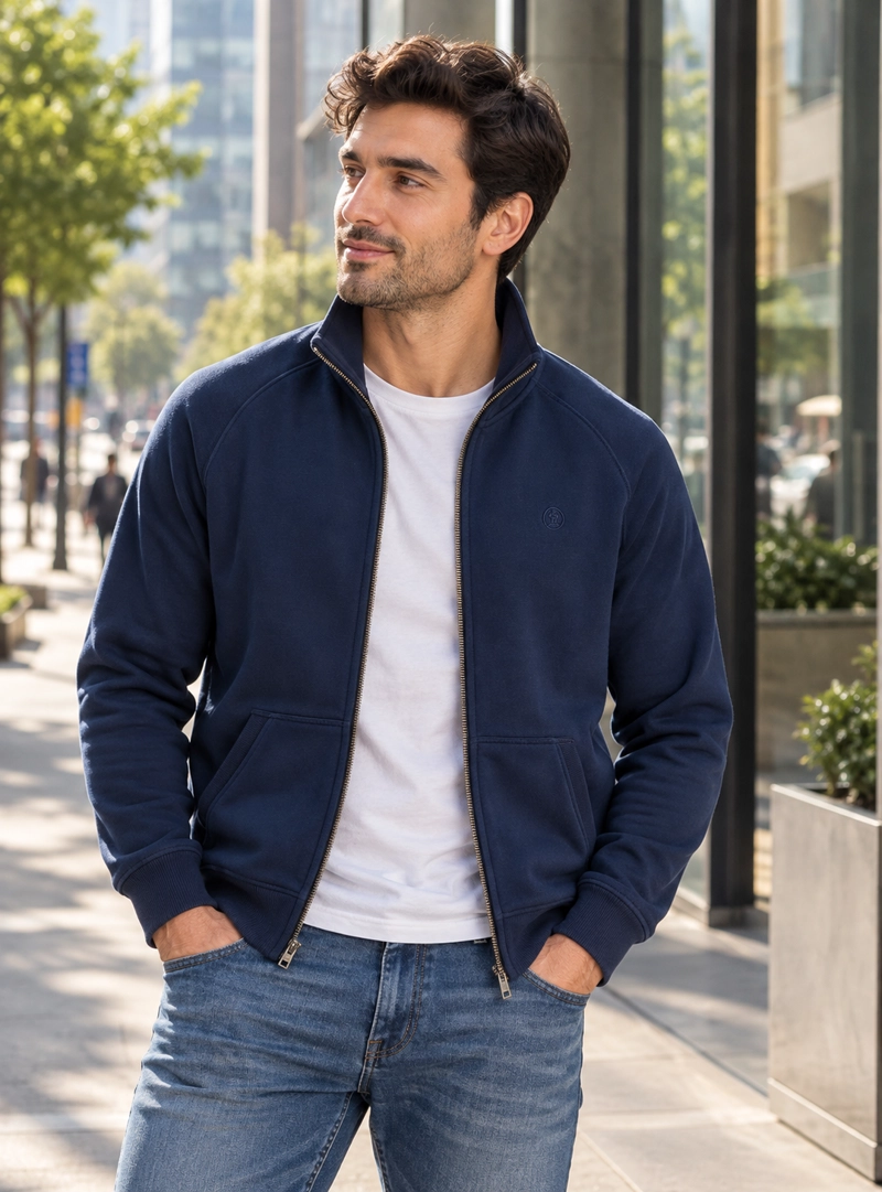 POLERON HOMBRE CASUAL PANAMA JACK - K870 | AZUL - 1