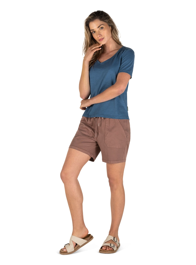 SHORT MUJER TENCEL PANAMA JACK - PJM007M | MARRON - 7