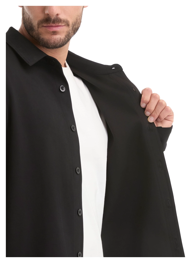 CAMISA HOMBRE MANGA LARGA TEXTURA CASUAL PANAMA JACK - L962 | NEGRO - 5