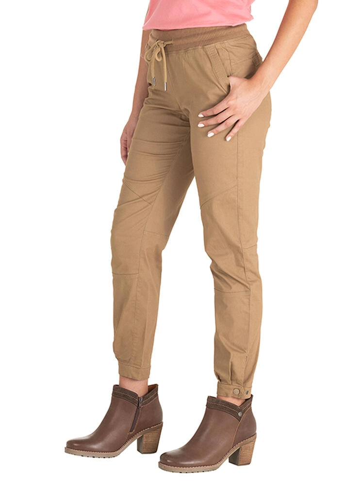 PANTALON MUJER CASUAL PANAMA JACK - J916 | MARRON CLARO - 2