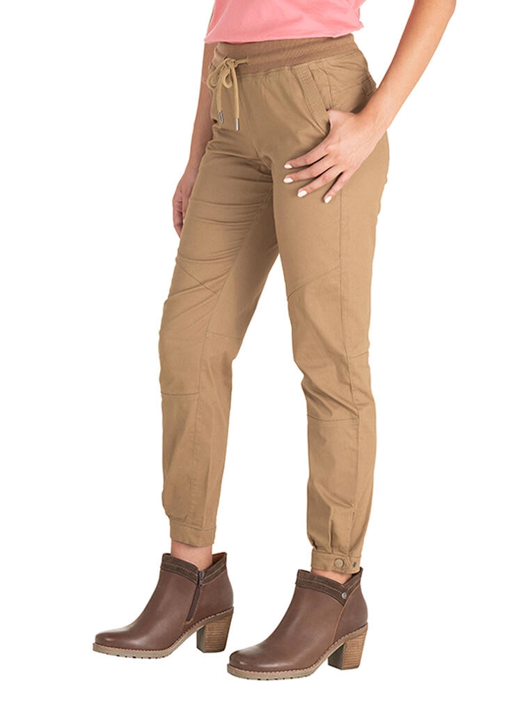 PANTALON MUJER CASUAL PANAMA JACK - J916 | MARRON CLARO - 2