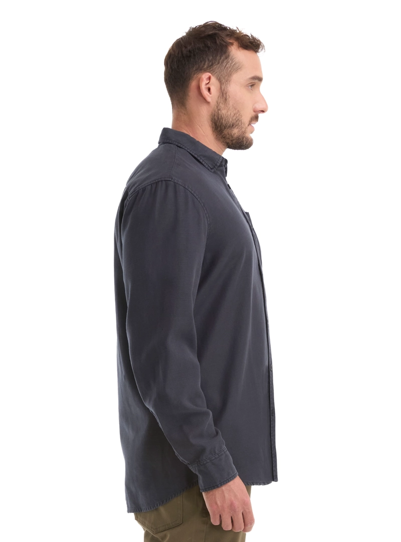 CAMISA HOMBRE MANGA LARGA TWILL CASUAL PANAMA JACK - L961 | NEGRO - 3
