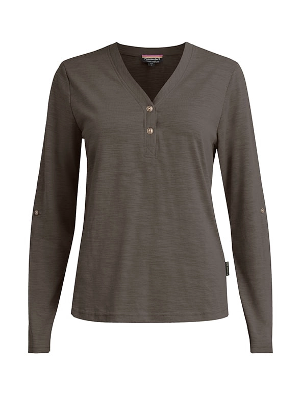 POLERA MANGA LARGA AJUSTABLE MUJER PANAMA JACK - K843 | GRIS - 7