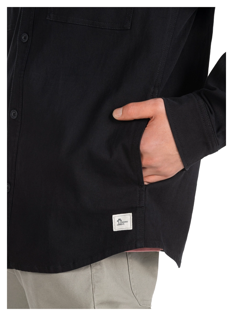 SOBRE CAMISA OVERSHIRT HOMBRE PANAMA JACK - PJH009M | NEGRO - 3