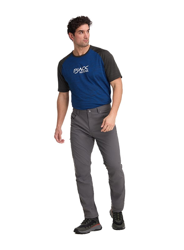 PANTALON OUTDOOR Y CASUAL HOMBRE PJACK - K854 | GRIS - 5