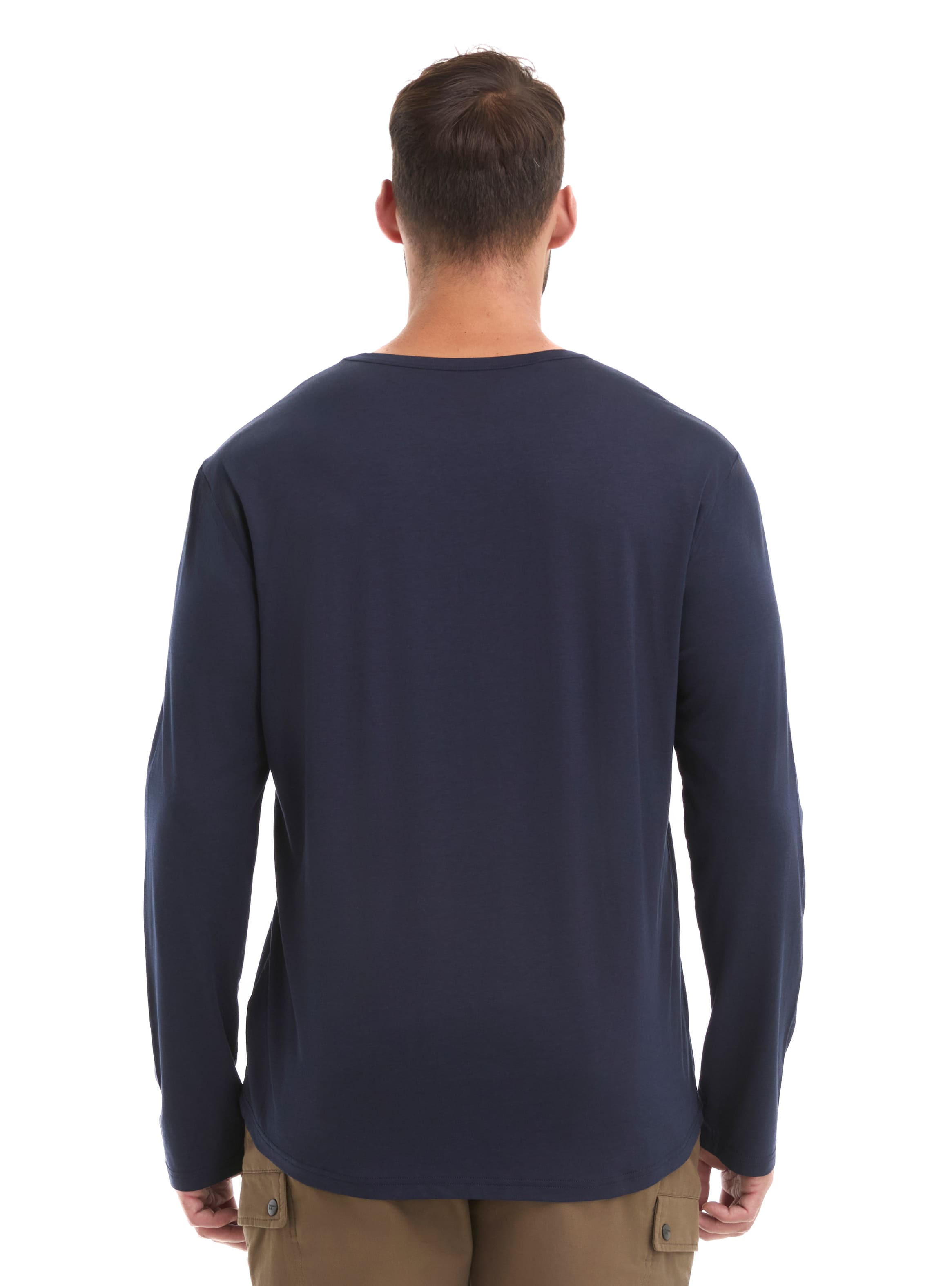 POLERA HOMBRE MANGA LARGA PANAMA JACK - L960 | AZUL - 2